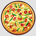 Kadai Paneer Pizza